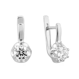 Серьги Фианит