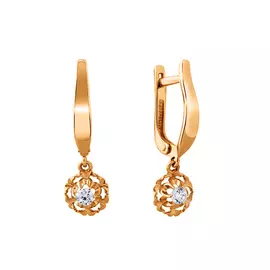 Серьги Фианит