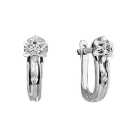 Серьги Фианит