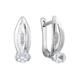 Серьги Фианит