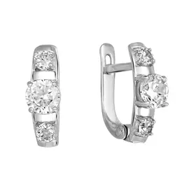 Серьги Фианит