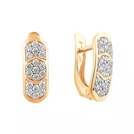 Серьги Фианит