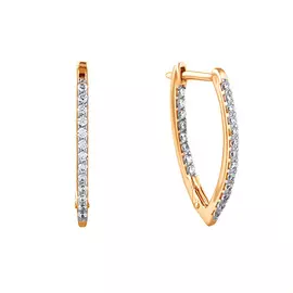 Серьги Фианит