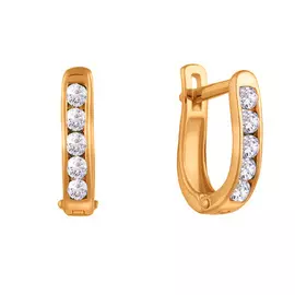 Серьги Фианит