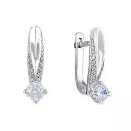 Серьги Фианит