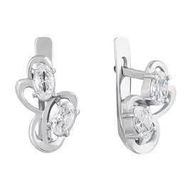 Серьги Фианит