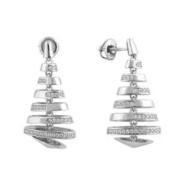 Серьги Фианит