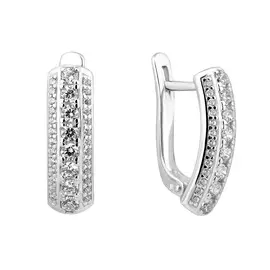 Серьги Фианит