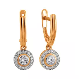 Серьги фианит