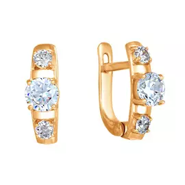 Серьги Фианит