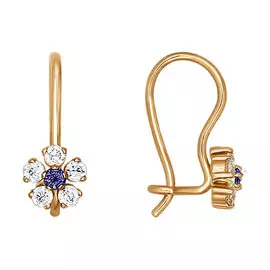 Серьги Фианит