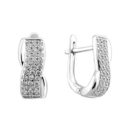 Серьги Фианит