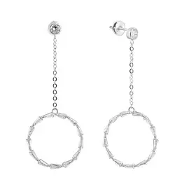 Серьги Фианит