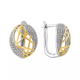 Серьги Фианит,