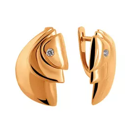 Серьги фианит