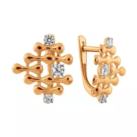 Серьги фианит