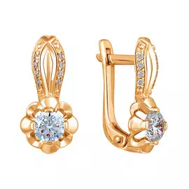 Серьги Фианит