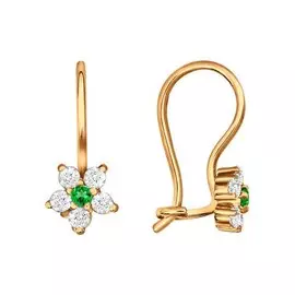 Серьги Фианит