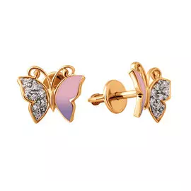 Серьги Фианит