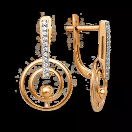 Серьги Фианит