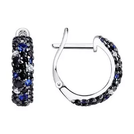 Серьги Фианит