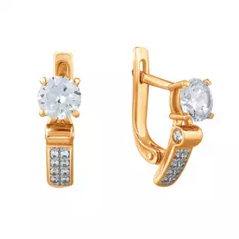 Серьги Фианит