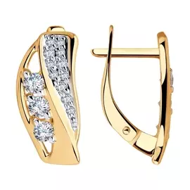 Серьги Фианит