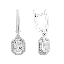 Серьги Фианит