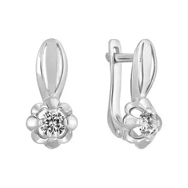 Серьги Фианит