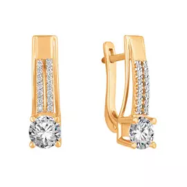 Серьги Фианит