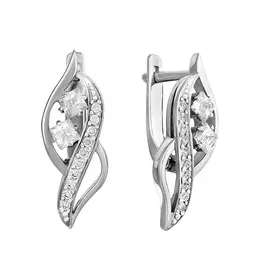 Серьги Фианит