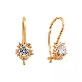 Серьги Фианит