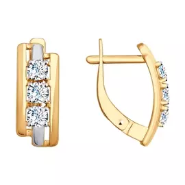 Серьги Фианит