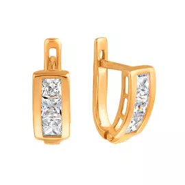 Серьги Фианит