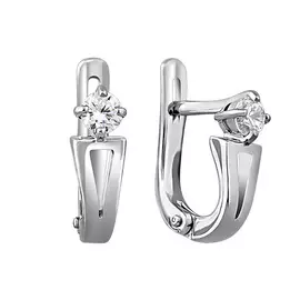 Серьги Фианит