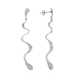 Серьги Фианит