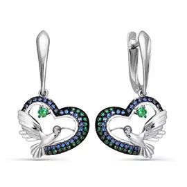 Серьги Фианит с124163