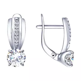 Серьги Фианит SW