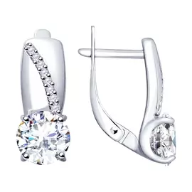 Серьги Фианит SW