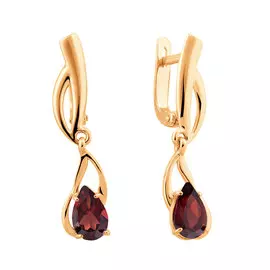 Серьги Гранат