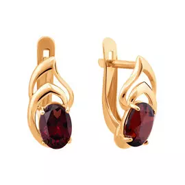 Серьги Гранат