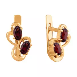 Серьги Гранат