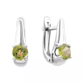 Серьги Хризолит