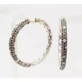 Серьги из белого золота с бриллиантами 19-14-0020406-РВ