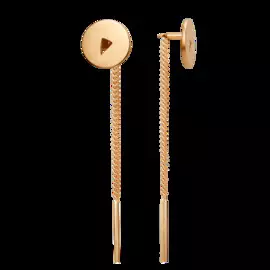 Серьги из красного золота 007022-1000