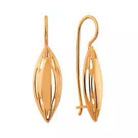 Серьги из красного золота 011492-1000