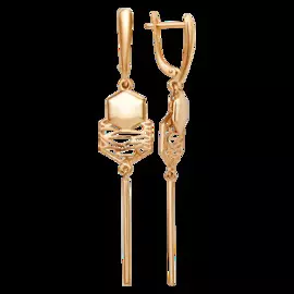Серьги из красного золота 011862-1000