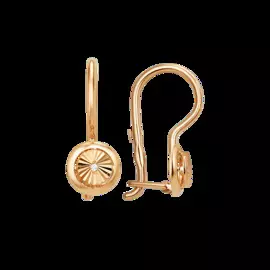Серьги из красного золота 013702-1110