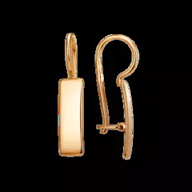 Серьги из красного золота 013882-1000