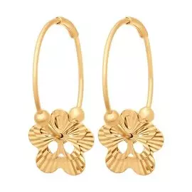 Серьги из красного золота 021325